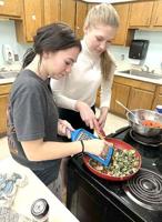 E. Forest students cook gluten-free dishes