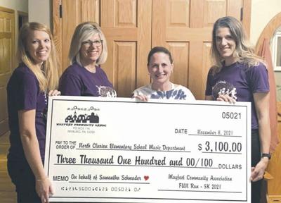 5k donation honors North Clarion music teacher