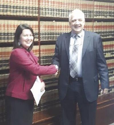 Schill takes third oath