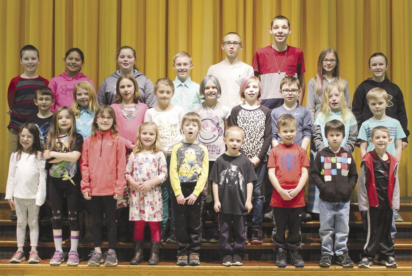 Keystone Elementary students of the month Academics