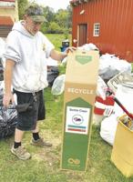 Recycling effort drives man in helping others