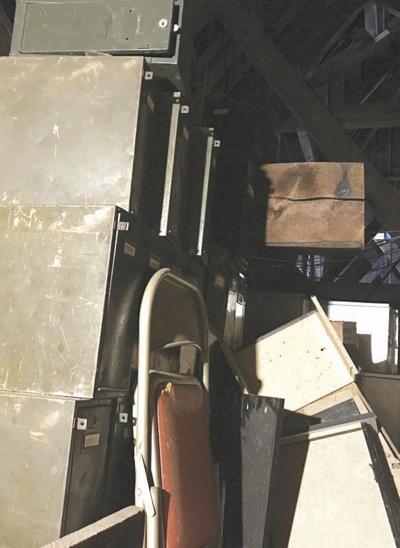 Up in the attic