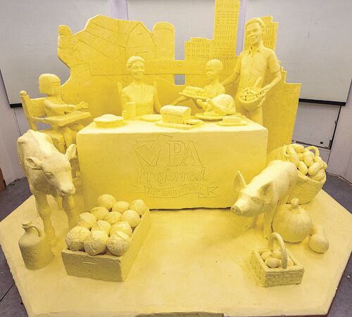 Here's a look at the 2024 Pa. Farm Show butter sculpture [video