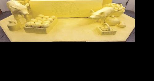PA Farm Show butter sculpture created by Conshohocken food