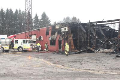 Fire destroys Hovis Truck Service main building