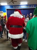 Santa Claus visits Sidney ISD