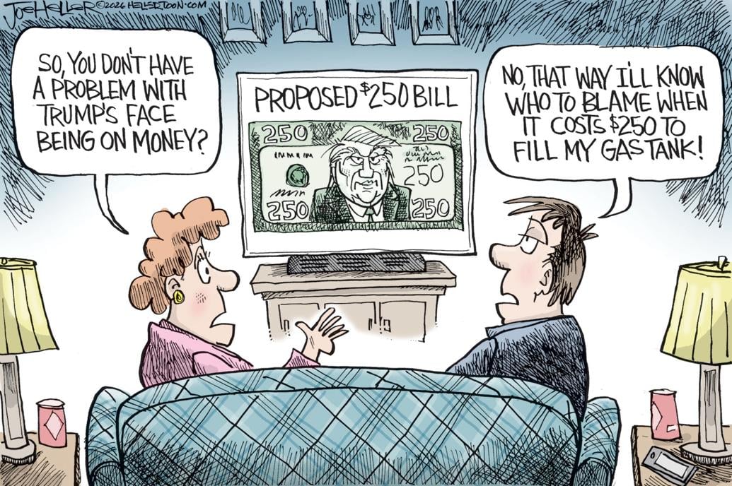 Heller Cartoon New Bill | Comics Puzzles | thecomanchechief.com