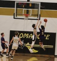 Early Longhorns at Comanche Indians varsity basketball photo gallery
