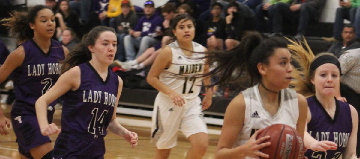 Early Lady Longhorns At Comanche Maidens Varsity Basketball Photo