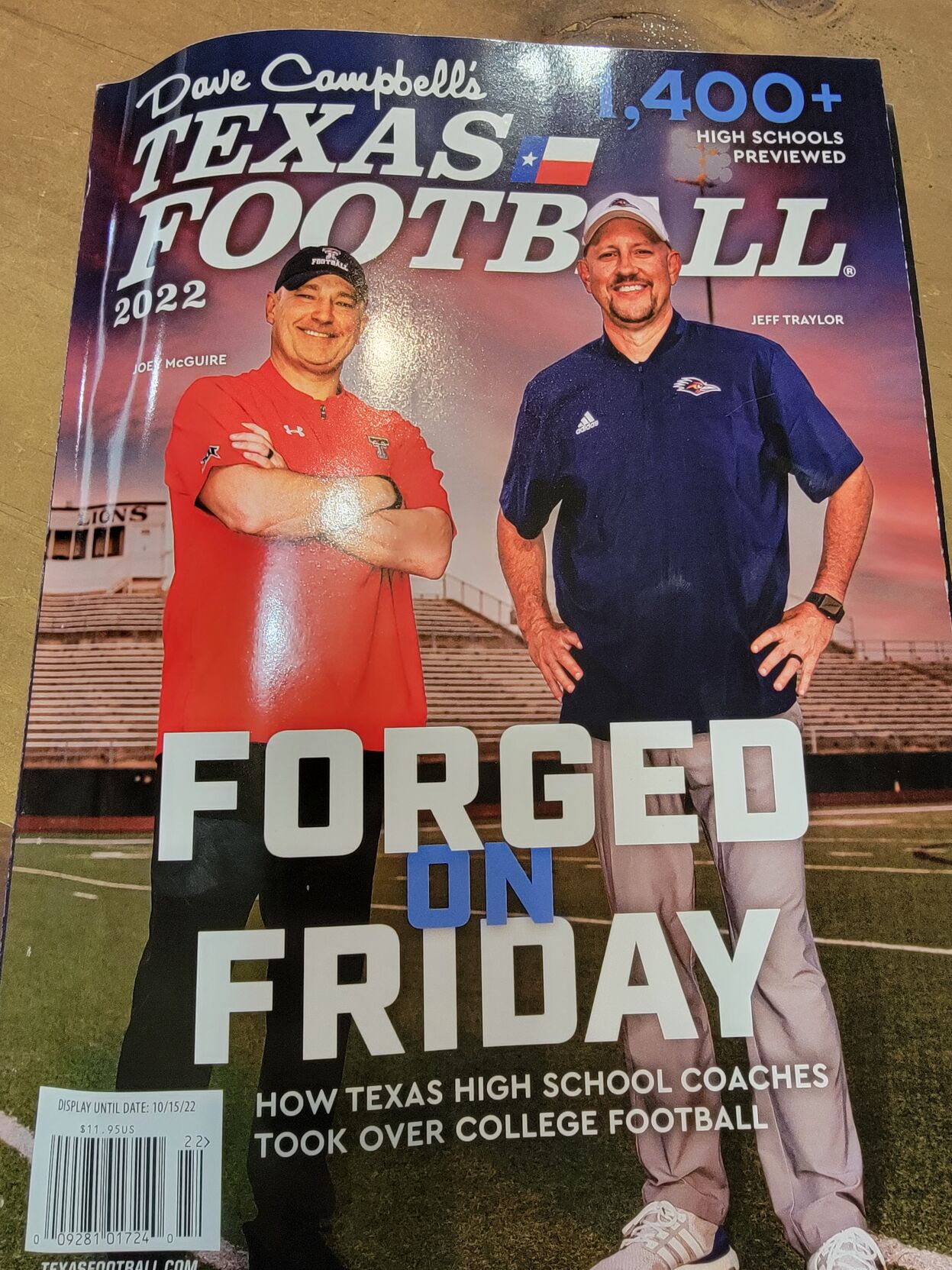 Dave Campbell's Texas Football magazine 2022 is out now School News