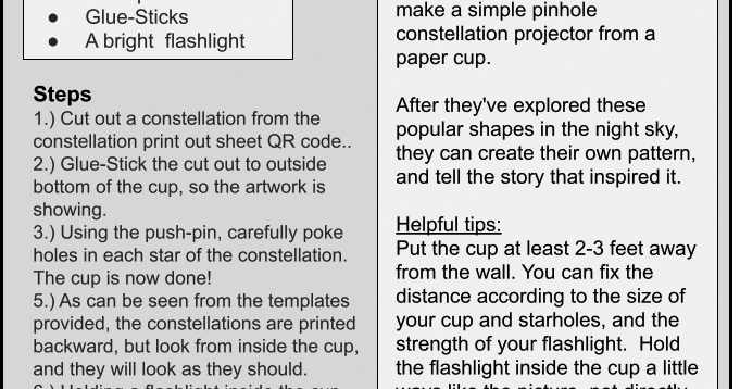 How to make paper cup constellations projector | Kids & Pets ...