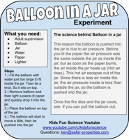 Balloon in a Jar Experiment