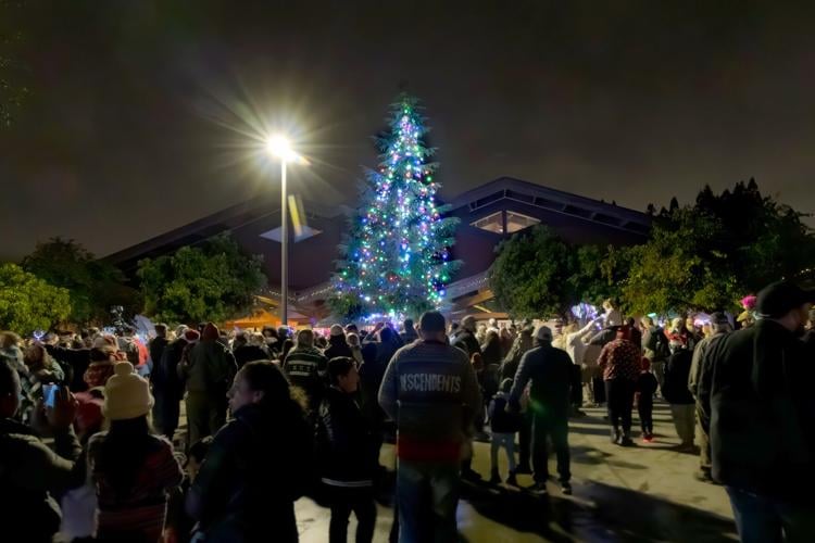 Great crowd turnout at Rohnert Park and Cotati Christmas Tree Lighting