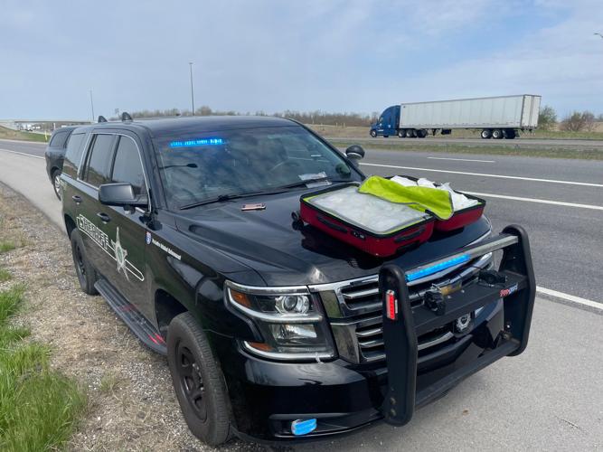 50 pounds of suspected meth seized during I-70 traffic stop | News ...