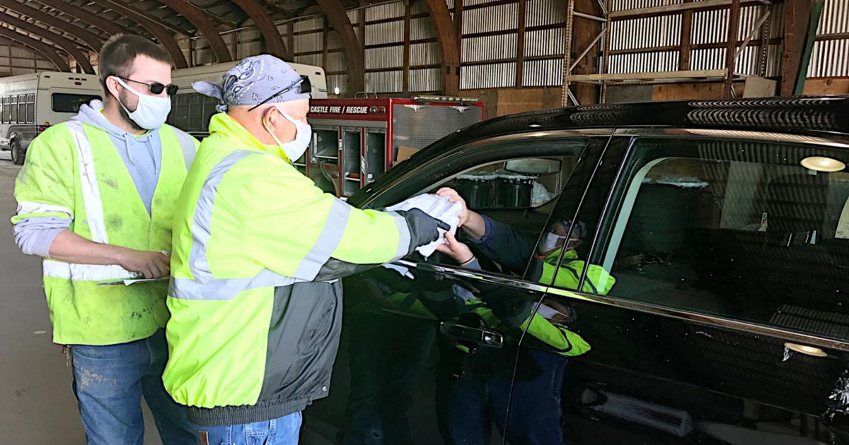 City serves as distribution site for utility worker masks | Government ...