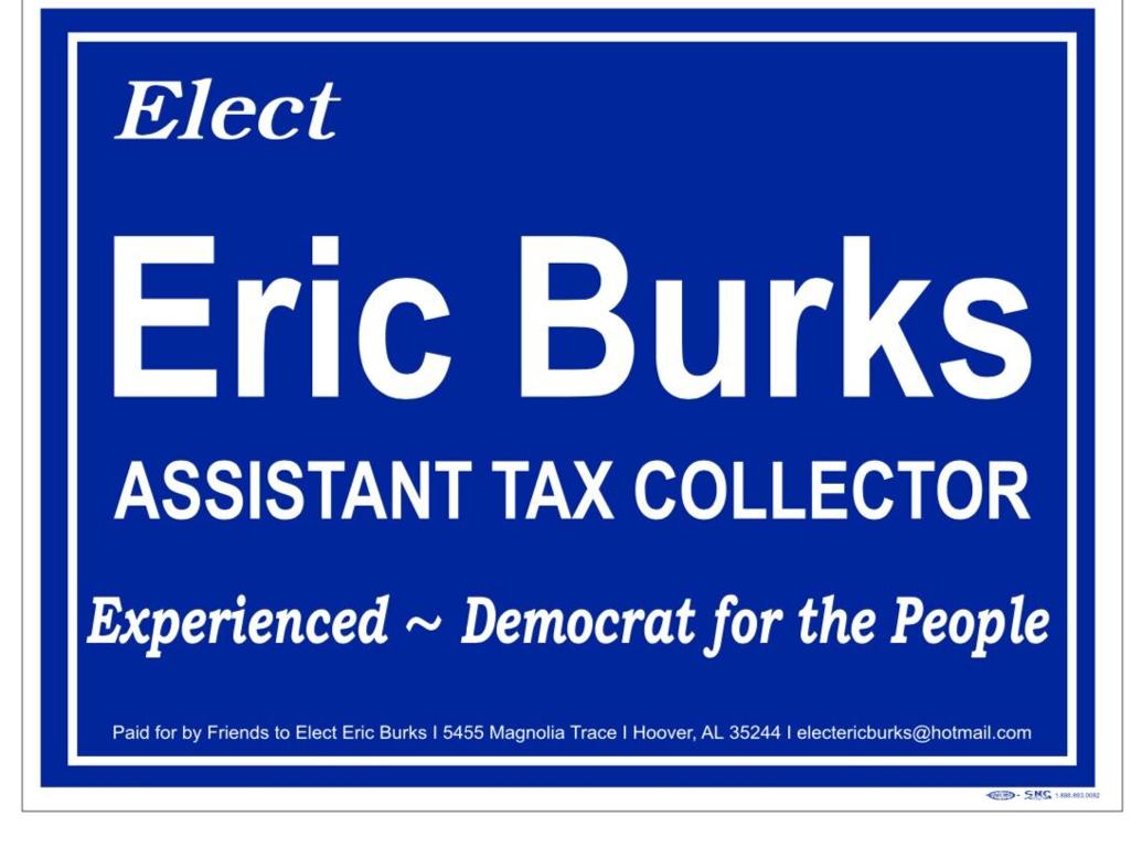 Meet Eric Burks, Candidate For Assistant Tax Collector Bessemer