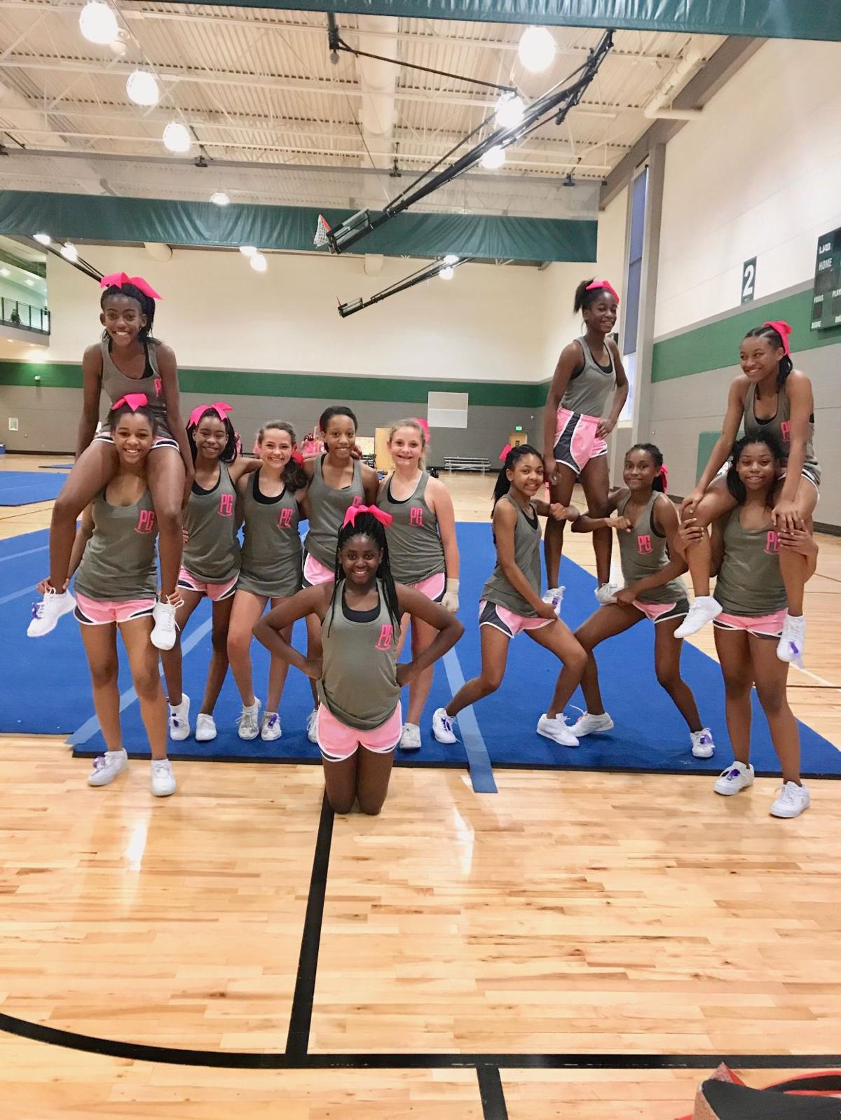 Pleasant Grove 7th and 8th Grade Cheerleaders Brings Home The Gold From