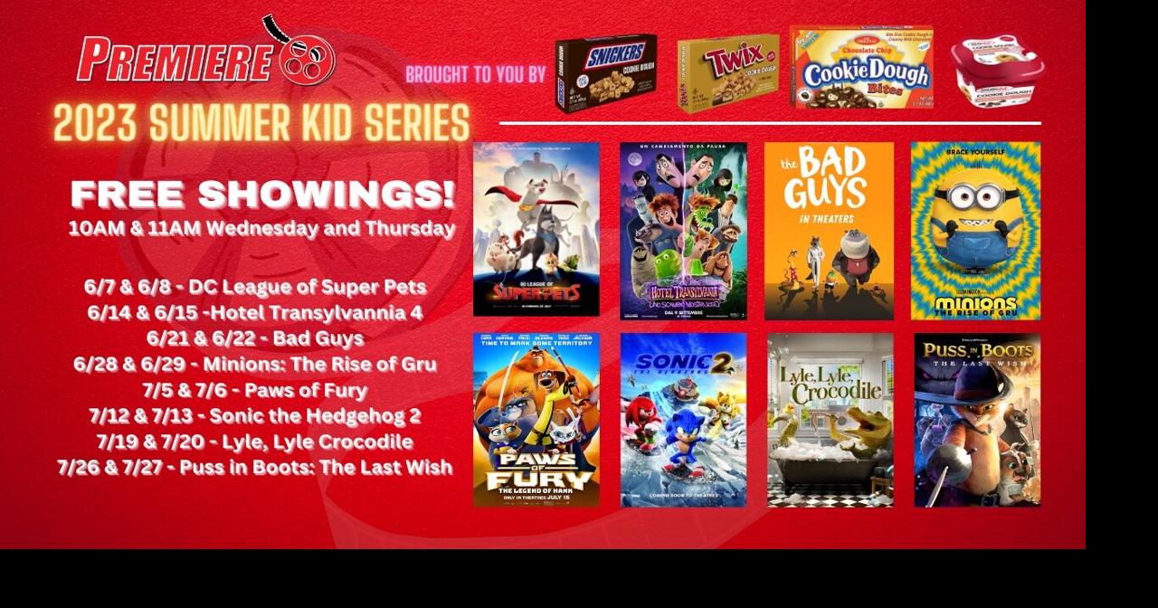 Bessemer Premiere Cinemas 14 Promenade's 2023 Kids Summer Series Starts