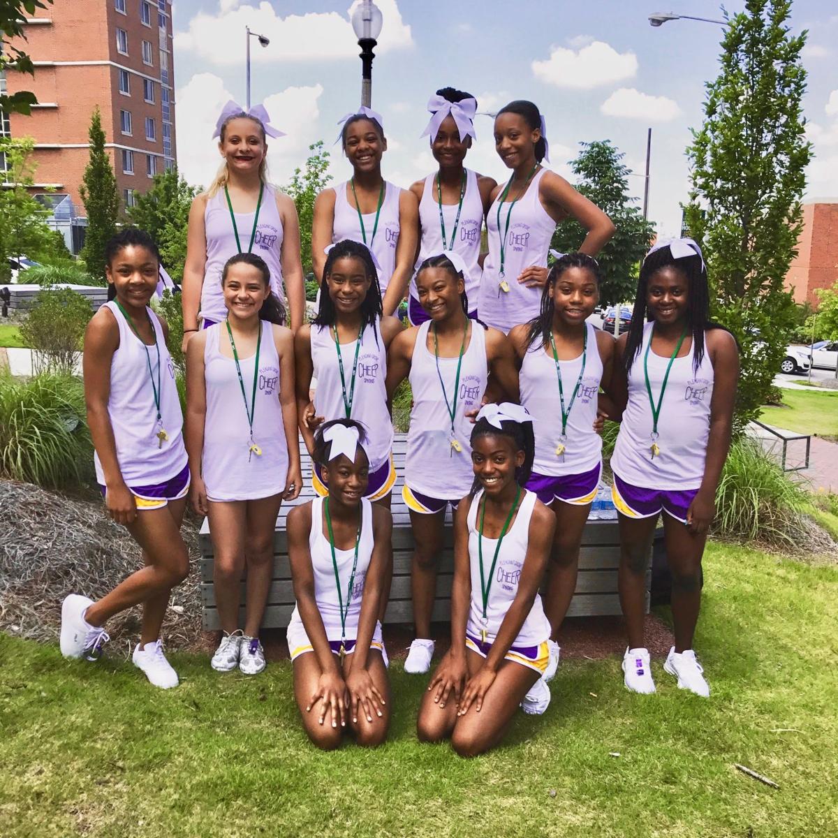 Pleasant Grove 7th and 8th Grade Cheerleaders Brings Home The Gold From