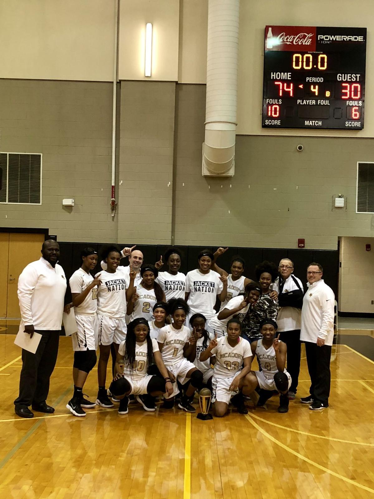 Mcadory Yellow Jackets Girls Basketball Wins Area Championship