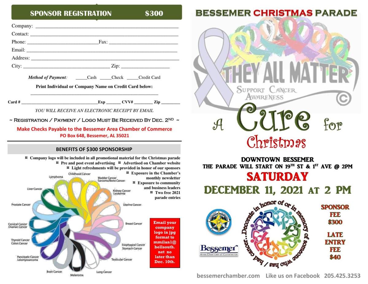 Bessemer City Christmas Parade 2022 City Of Bessemer's Christmas Parade Postponed Till Saturday, Dec. 18, 2021 @ 2 Pm Due To Severe Weather Threat | Bessemer | Thecutoffnews.com
