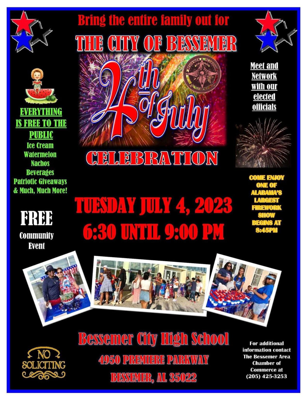 The City Of Bessemer's 4th Of July Celebration Tuesday, July 4, 2023