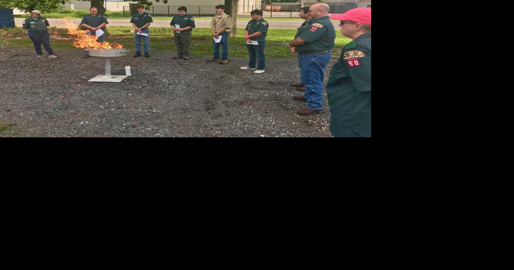 Flag Retirement Ceremony Performed At Bessemer Elks Lodge 721 On Flag