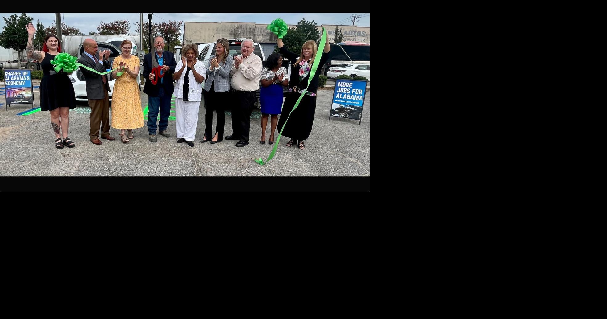 Montevallo Shows Off New Electric Vehicle (EV) Charging Station