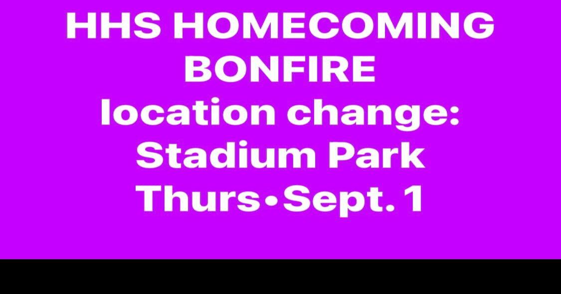 Reminder For The Hueytown High School Parade On Thursday