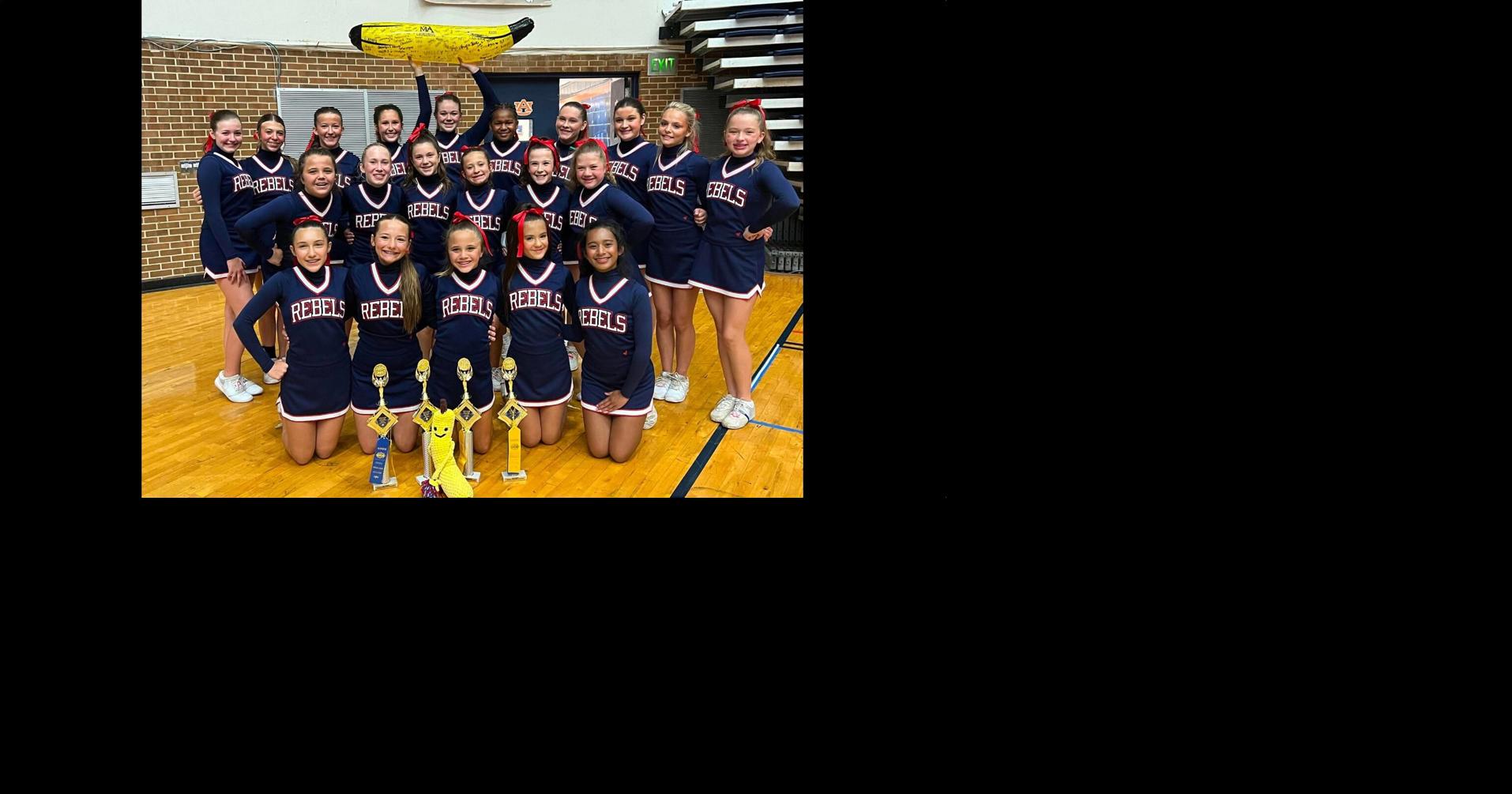 Bessemer Academy JV Cheer Sweeps UCA Camp Competition