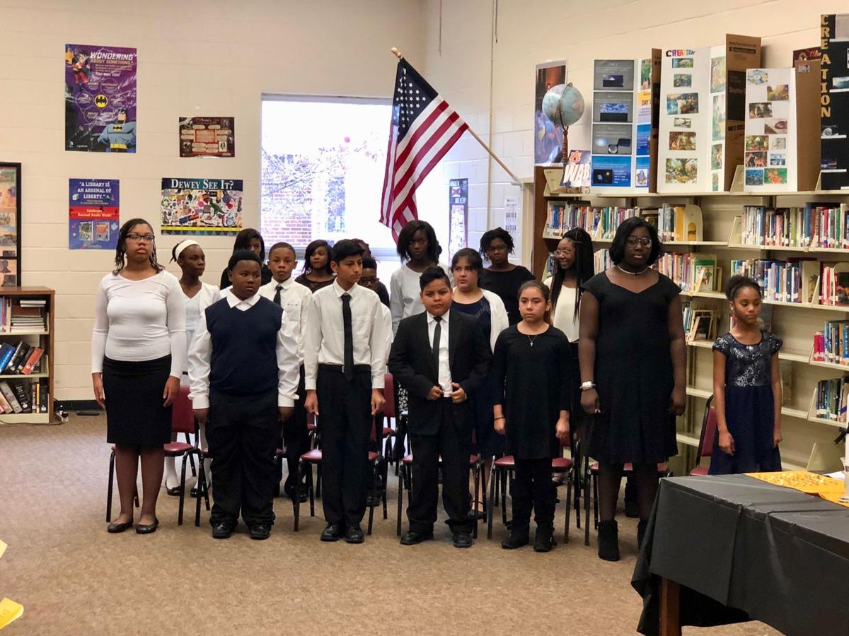 Bessemer City Middle School Junior Beta Club New Member Induction