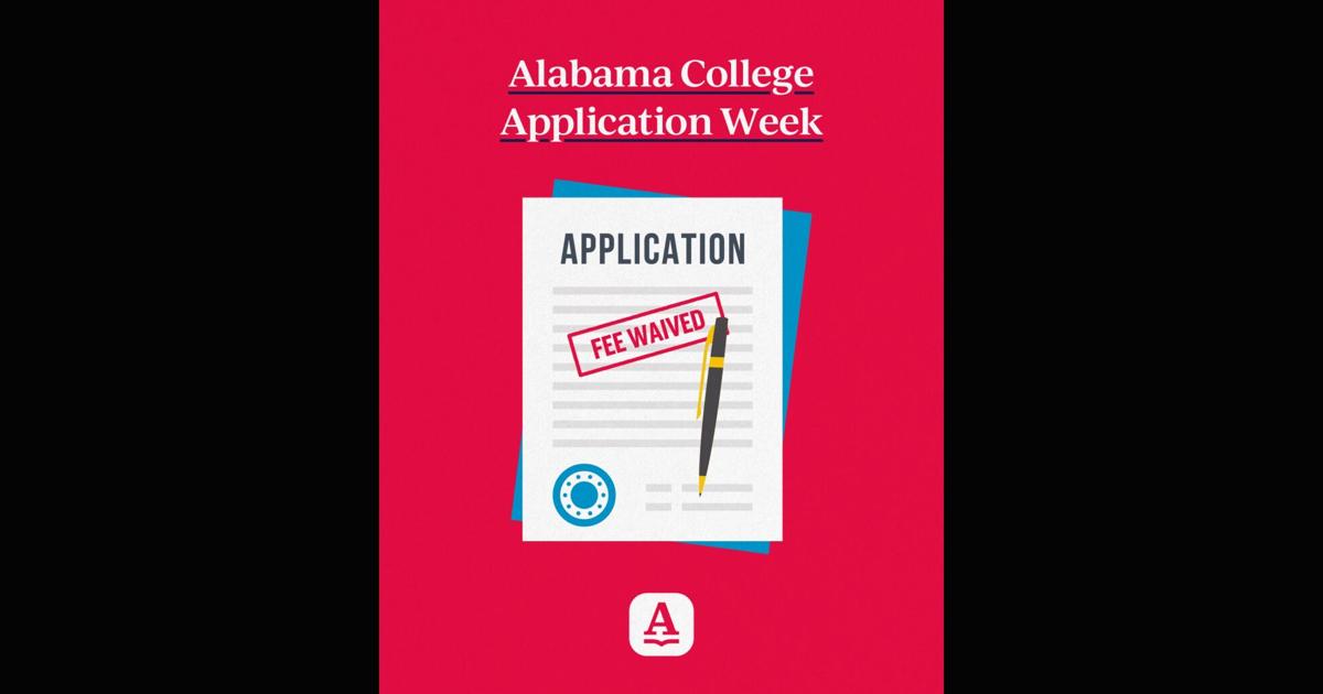 Alabama Students Can Apply to College This Week Without Fees October 17