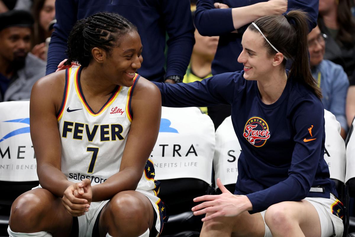 Fever's Caitlin Clark cuts off reporters for ignoring teammate Aliyah Boston  at news conference | Sports | thedailycitizen.com