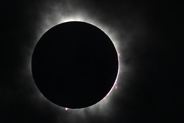 APTOPIX Total Solar Eclipse Fort Worth