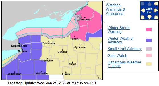 Winter weather advisory begins at noon; arctic blast returns for ...