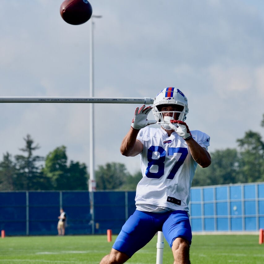 Extremely heated and visibly intense Buffalo Bills practice