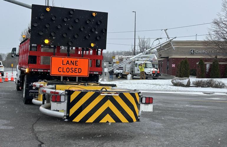 UPDATE: Winds knock down utility poles in Batavia; 115 without power ...
