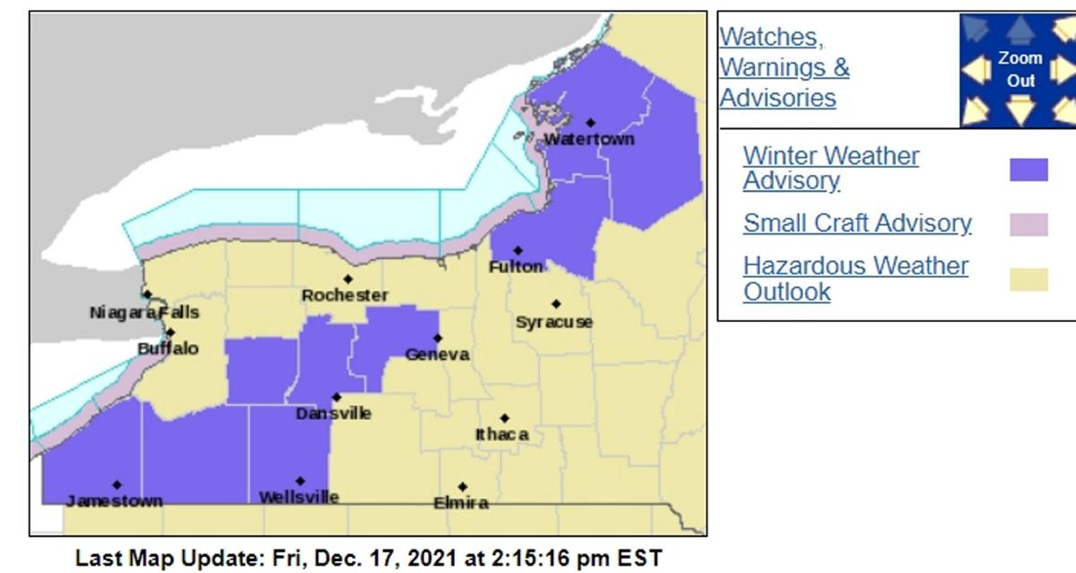 Winter weather advisory issued for Livingston, Wyoming counties Top