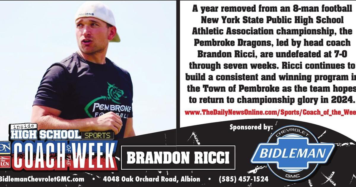 Brandon Ritchey The Daily News Coach of the Week (10/27-11/02): Brandon Ricci ...