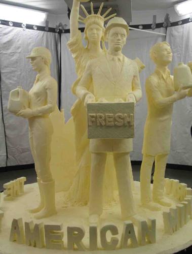 See it: 800 pound butter sculpture unveiled at New York State Fair