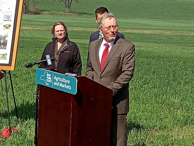 100,000 acres State Ag Commissioner visits Avon farm to celebrate