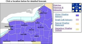 Weather advisory issued for GLOW region | News | thedailynewsonline.com
