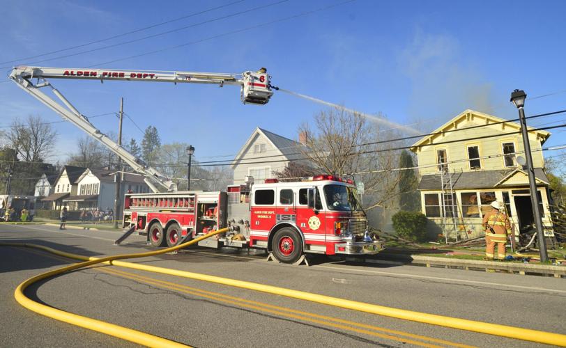 WATCH Fire destroys Attica home Top Story