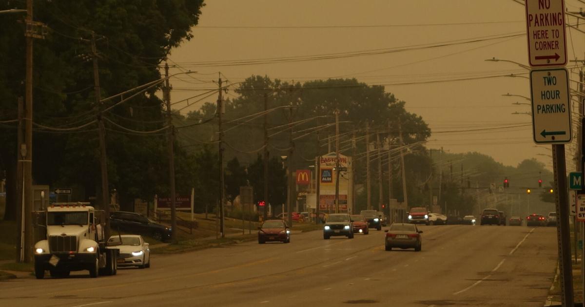 Orange skies and health alerts amid wildfire smoke