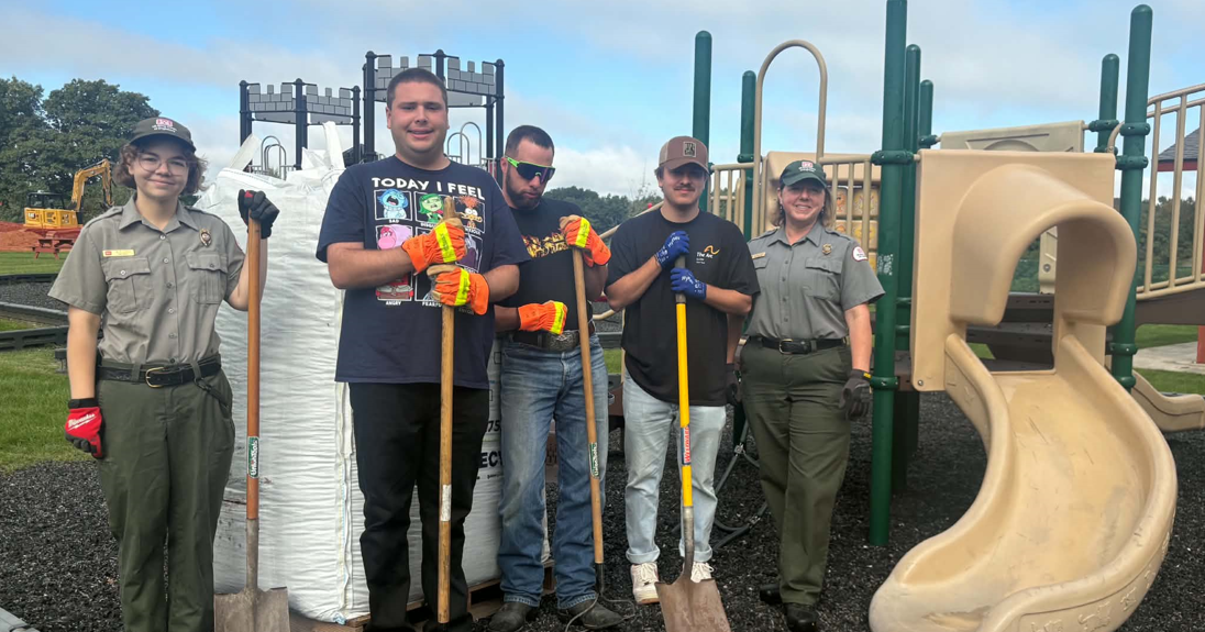 Arc GLOW assists at Mount Morris Dam for National Public Lands Day