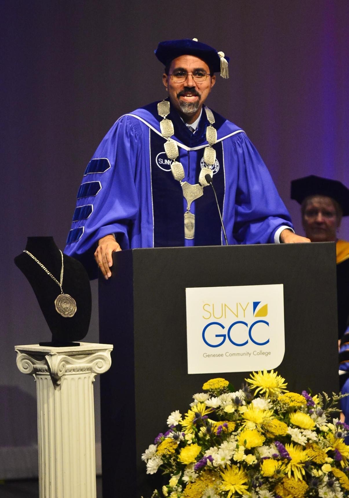 Genesee Community College inaugurates President Dr. Craig Lamb | News ...