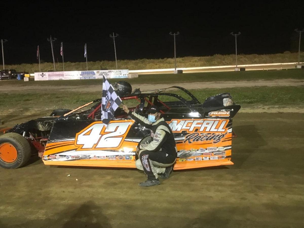 genesee speedway the elder johnson still has it with wire to wire victory while driving son s car sports thedailynewsonline com genesee speedway the elder johnson