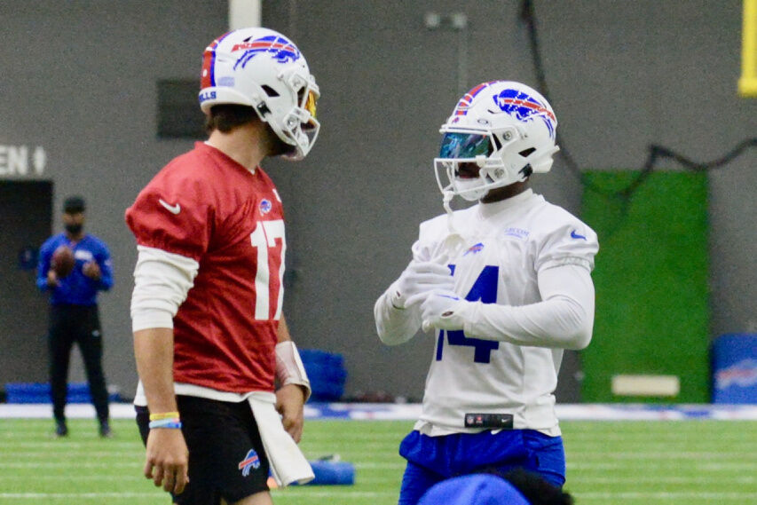 Diggs returns to practice with Bills coach McDermott saying