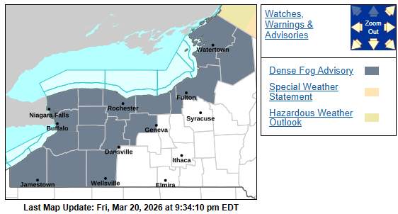 Dense fog advisory in effect until Saturday morning | News ...
