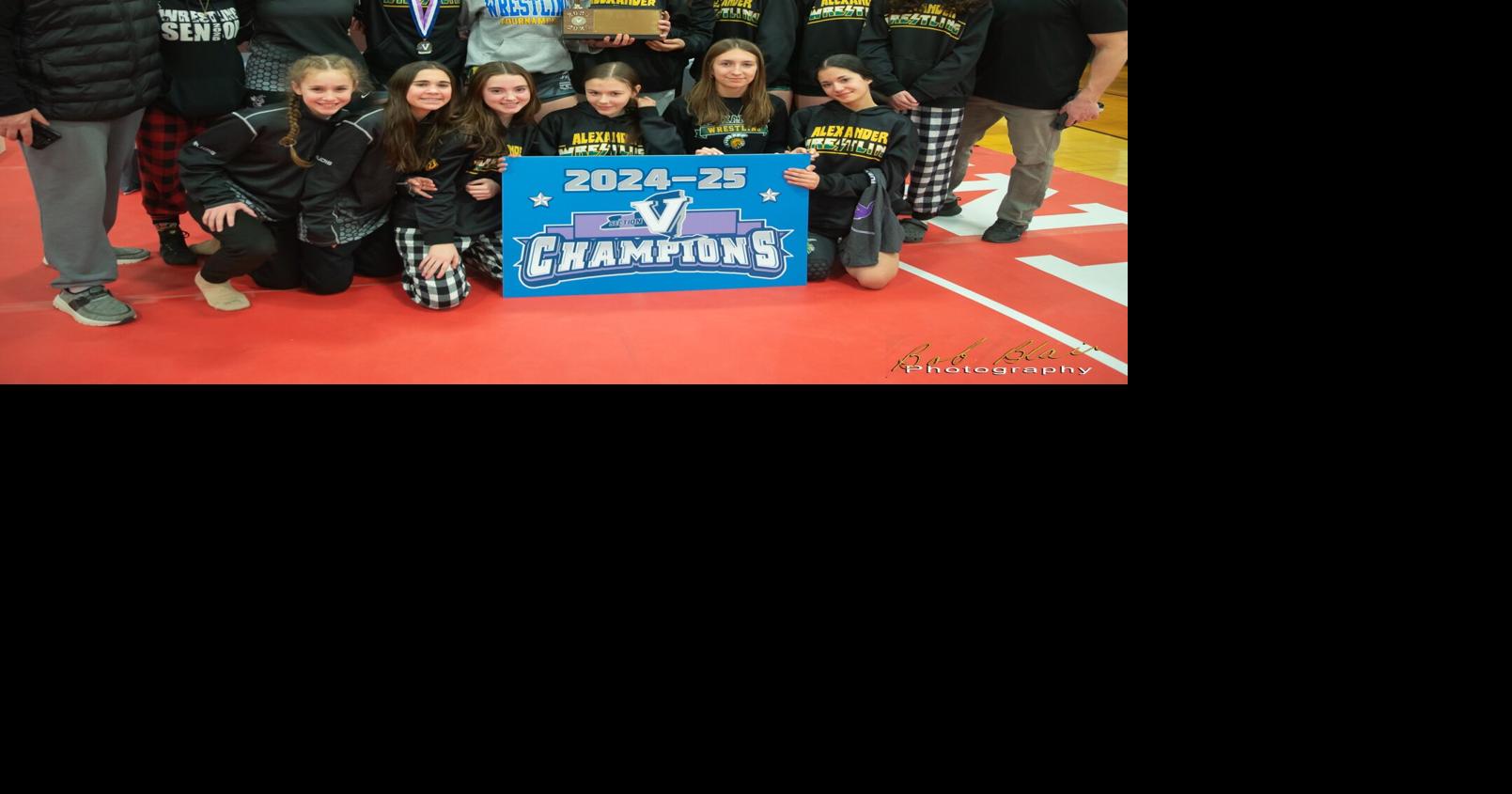 Alexander/B-B/Pembroke/HF-L wins section's first-ever girls wrestling championship